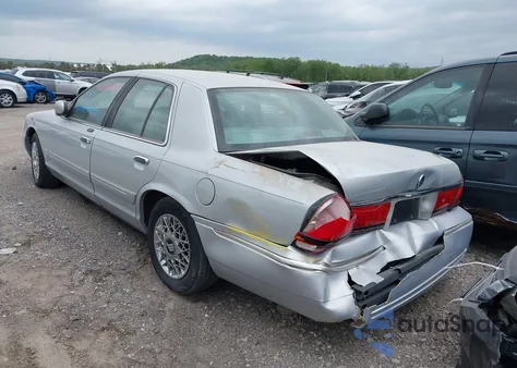 2002 Mercury Grand Marquis Gs из США, поврежденный, VIN 2MEFM74W92X660739